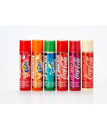 Lip Smacker - Coca-Cola Vintage Tin Collection - Set of Lip Balms for Kids in Different Flavours - Sweet Gift in a Collectible Iconic Coca-Cola Vintage Bottle Box - Gift Pack of 6 - Buy Online on GoSupps.com