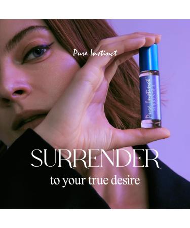 Pure Instinct SURRENDER Roll-On The Original Pheromone Infused Body Oil Perfume Fragrance EdP Parfum - For Her Women - TSA Ready 0.34 fl oz Surrender - Women - Buy Online on GoSupps.com
