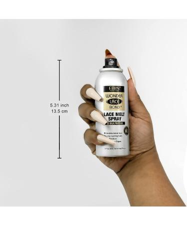 EBIN NEW YORK Wonder Lace Melt Aerosol Spray - Long Lasting Hold with Vitamin E & Biotin | Edge & Lace Preservation | No Residue | 2.7oz - Buy Online on GoSupps.com