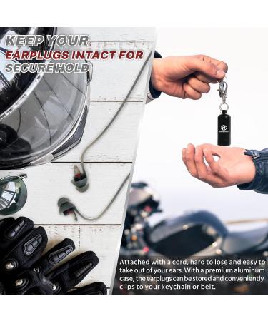 Heartrotek Motorcycle Earplugs - 2 Pairs Reusable Soft Ear Protection for Wind Noise Reduction | Ideal for Motorcycling Tours Concerts & Travel - Buy Online on GoSupps.com