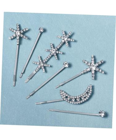 minkissy 5 Sets Fringe Bobby Pin Hair Clips for Teen Girls Star Hair Accessories Hair Barrette Side Clip Goody Hair Clips for Women Wedding Hair Clip Hair Pin Bangs Rhinestone Issue Card - Buy Online on GoSupps.com