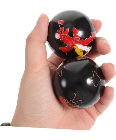 Healeved 2st Chinese Baoding Balls - Big & Small Hand Fitness Massage Balls (40mm) - Traditional Asian Stress Relief & Relaxation - Buy Online on GoSupps.com
