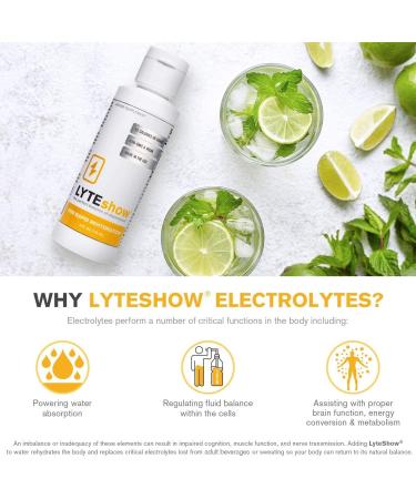LyteShow Sugar-Free Electrolyte Supplement - 30 Single Servings - Keto Friendly - Zinc & Magnesium for Rapid Rehydration & Energy - Vegan 30 Count - Buy Online on GoSupps.com