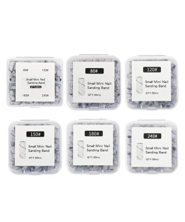 Professional Sanding Bands Nail Manicure 80/120/150/180/240Grit File Sand Piece Set For Nail Drill Bits Manicure Nail Sanding Bands Nail Sanding Bit - Buy Online on GoSupps.com