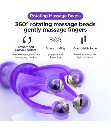 Finger Massage Device - 360 Rolling Steel Ball for Wrist Care | Relaxation and Relief Tool - Buy Online on GoSupps.com