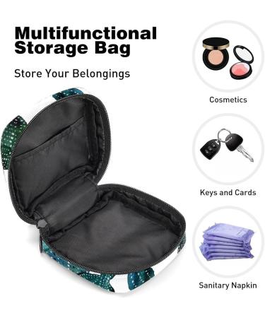 Shop Women's Bonds Storage Bags - Watercolor Cactus Flower Portable Feminine Product Kit | International Shipping - Buy Online on GoSupps.com