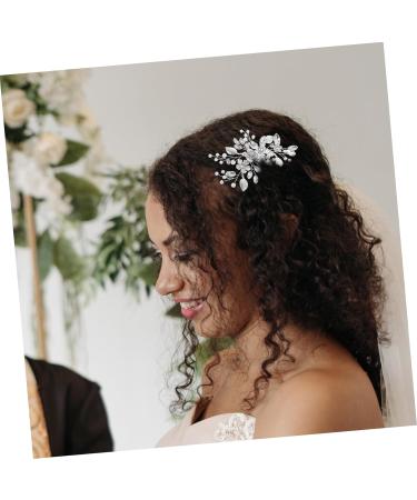 FRCOLOR Bridal Hair Comb Clip Wedding Bridal Hair Comb Hair Accessories for Women Rhinestone Hair Decoration Wedding Hair Accessories The Flowers Bride Rhinestones Iron Sheets - Buy Online on GoSupps.com