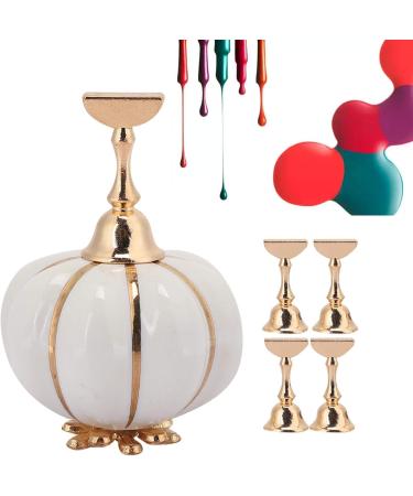 Nail Art Display Stand Robust And Practical Durable Magnetic Nail Tips Holder Beauty Salon Manicure Store Woman for Home(white) - Buy Online on GoSupps.com