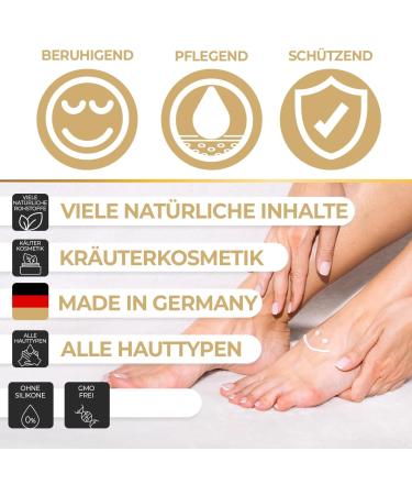 Fallea Herbs Foot Cream - 24HR Moisturizing Urea Formula for Dry Rough Feet | Regenerating Care & Cornea Prevention | 200ml - Buy Online on GoSupps.com