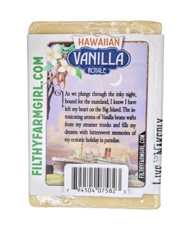 Hawaiian Vanilla Royale Soap - Luxurious Scented Bar Natural Ingredients Worldwide Shipping - Buy Online on GoSupps.com