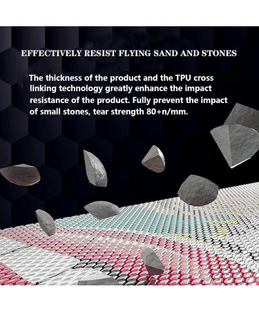 ENLEE Bike Frame Protection Sticker - All Mountain Style Honeycomb High Impact Guard for Maximum Protection - Transparent - Buy Online on GoSupps.com