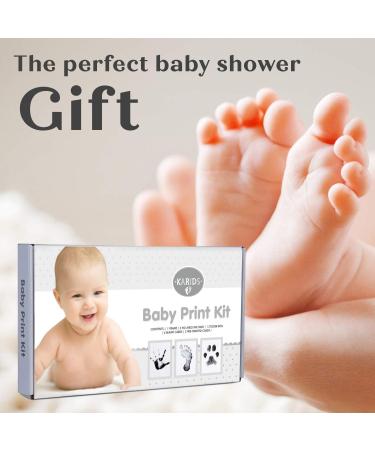 Karids Baby Handprint & Footprint Impression Kit in Gift Box - Newborn Shower Gift - Buy Online on GoSupps.com