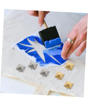 VILLFUL 80pcs Claws Studs for Clothing Small Pyramid Studs Multi-Function Clothing Studs Earrings Vintage - Buy Online on GoSupps.com