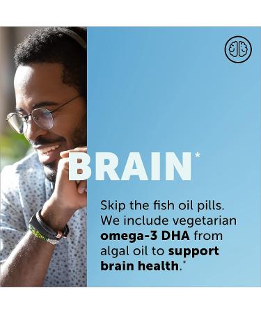 SmartyPants Men's Multivitamin with Omega-3 DHA, Zinc, Vitamins D3, C, B6, Folate, A, B12 - 30 Day Supply - Buy Online on GoSupps.com