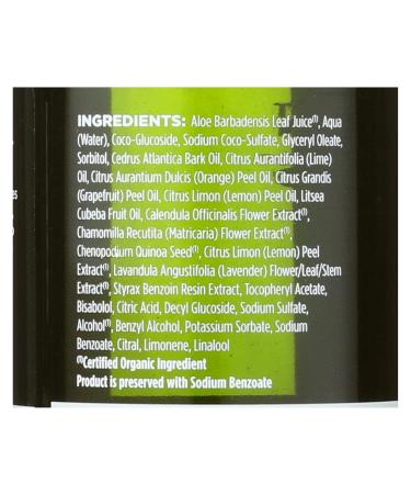 Avalon Organics Lemon Bath & Shower Gel 12 fl. oz. - Therapeutic Body Care - Buy Online on GoSupps.com