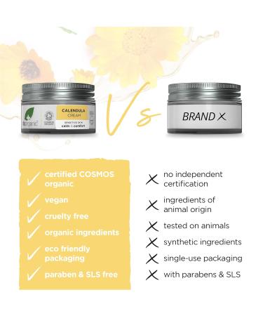 DR Organic Marigold Cream 50ml - Fragrance-Free Vegan Natural & Organic | Sensitive Skin Paraben-Free Eco-Friendly Packaging - Buy Online on GoSupps.com