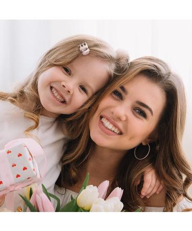 FVVMEED 24 Piece Mini Matte Hair Clips - Small Claw Barrettes for Kids & Baby Girls - Decorative Hair Accessories for Thin & Thick Hair - Buy Online on GoSupps.com