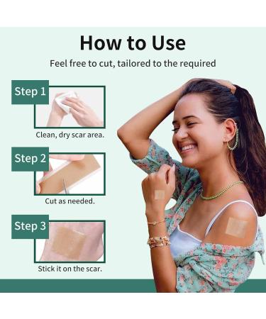 Medical Grade Silicone Scar Sheets (1.57 x 60) - Effective Scar Removal Strips for Acne & Burn Scars - Buy Online on GoSupps.com