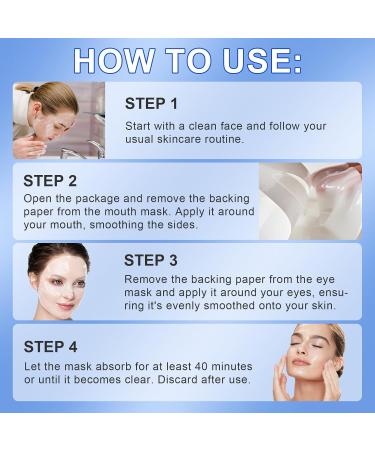 Masque Collag ne (lot de 6) Masque de Nuit Hydrogel Hydratant pour Femmes R tr cit les Pores Am liore L' lasticit pour Tous les Types de Peau 6 unit (Lot de 1) - Buy Online on GoSupps.com