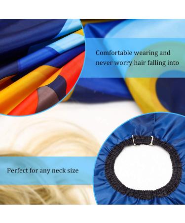 Children's Waterproof Haircut Cloak Set - 2 Pack Dolphin & Rocket Patterns | Kids Hairdresser Apron & Styling Caps - Buy Online on GoSupps.com