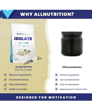 Allnutrition Isolate Protein Vanilla - 2000g - Buy Online on GoSupps.com