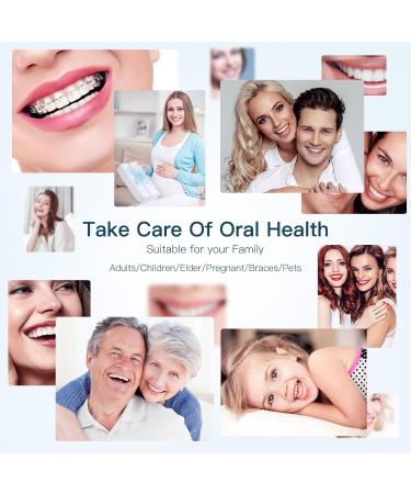 Buy Cordless Water Flosser - FAIRYLOVE 300ML Oral Irrigator 4 Pressure Modes Rechargeable Dental Flosser for Teeth Cleaning - Fast International Shipping - Buy Online on GoSupps.com