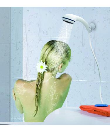 Iron Hammer Portable Electric Camping Shower with Shut Off Valve - Blue - Buy Online on GoSupps.com