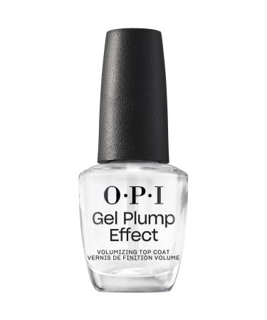 OPI Gel Plump Effect Nail Polish Top Coat High Gloss Finish and Long Lasting Gel Look Finish 15ml