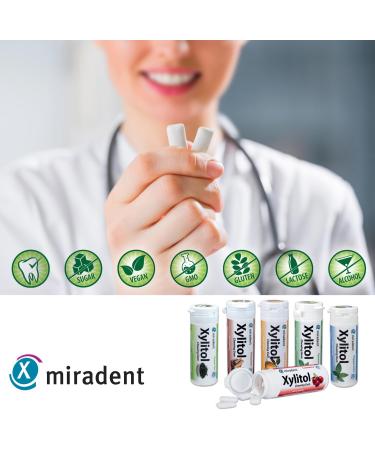 Miradent Xylitol Spearmint Display 12 Cans of 30 - Buy Online on GoSupps.com