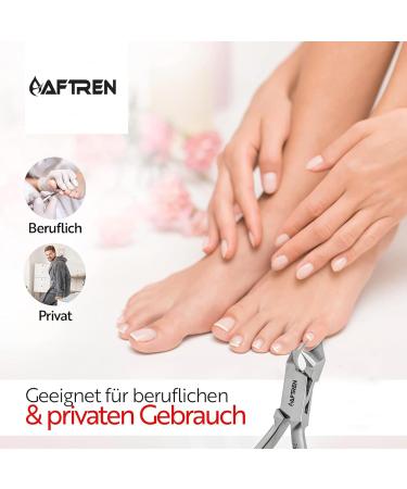 AFTREN 14cm Thick Ingrown Toenail Nippers Professional Nail Clippers Nail Clippers J2 Stainless Steel Pedicure Tools (Silver 5.5 Inch) Silver 5.5 Inch - Buy Online on GoSupps.com