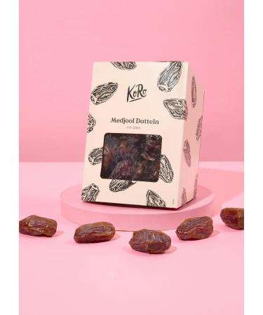 KoRo - Medjool dates with core 1 kg - Sun-dried - Particularly soft and soft - Caramel taste - Snack rich in fiber