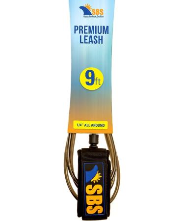 SBS 9ft Surf Leash for Longboard & Paddleboard - Durable and Reliable Leash for Surfing and Paddling - Buy Online on GoSupps.com