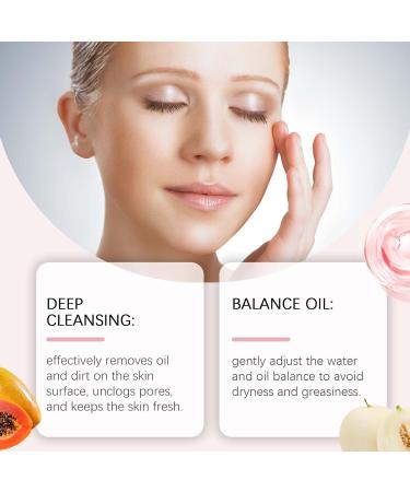 Refreshing Facial Cleanser - Gentle Cleanse Balance & Nourish Skin Minimize Pores Non-Greasy Moisturizing Face Wash(1PCS) - Buy Online on GoSupps.com