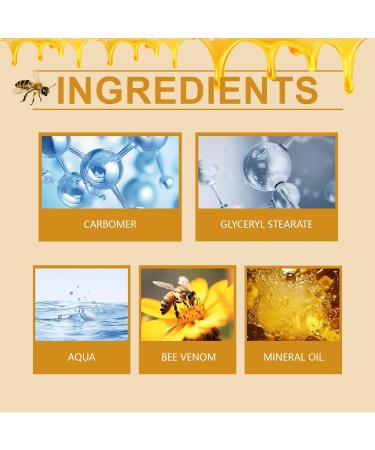 XWGX6921 2 pieces bee venom antiwrinkle cream 20 g bee cream for tight skin gentle hydration hydrates and brightens the skin antiwrinkle moisturizer for face and neck - Buy Online on GoSupps.com