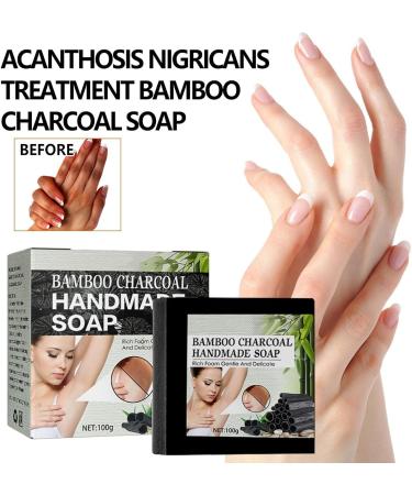 Klarime Soap Klarime Savon au Charbon de Bambou Naturel Charbon de Bambou Savon Fait Main Visage et Corps D tachant pour le Nettoyage du Visage et du Corps 2pcs - Buy Online on GoSupps.com