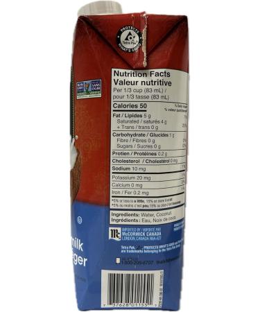 Thai Kitchen Premium Unsweetened Coconut Milk Lite Tetra 750ml Case Pack Count 6 Unsweetened Coconut Milk Lite 750 ml (Pack of 6) - Buy Online on GoSupps.com