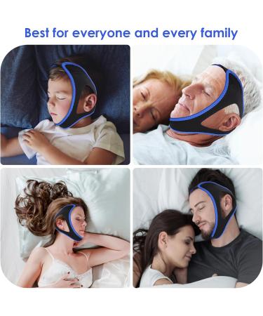 Adjustable Anti-Snoring Chin Strap for Better Sleep | Comfortable, Effective Snore Reduction Device for Men & Women - WLLHYF - Buy Online on GoSupps.com