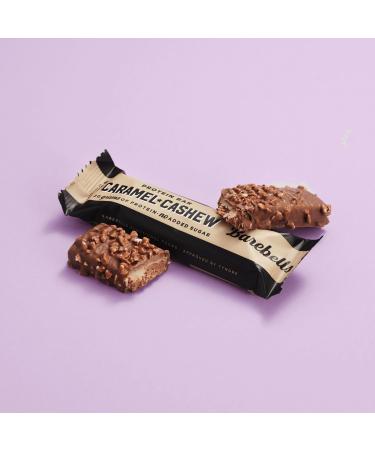 Barebells Protein Bar - Delicious Caramel Cashew - 20g Protein Sugar-Free Palm Oil-Free - 12 x 55g - International Shipping Available - Buy Online on GoSupps.com