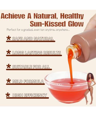  SONGVISON Self Tanning Drops Drinking Oral Self-Tanning Watermelon Aroma for Face and Body Improves Natural Skin Tone (60ml) - Buy Online on GoSupps.com