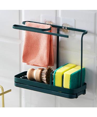 Draining Rack for Countertop Sponge Holder Stylish Sturdy Rustproof Durable Sponge Holder Rack for Kitchen Bathroom - Buy Online on GoSupps.com