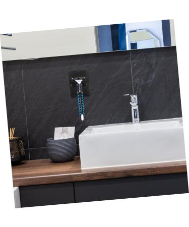 Shop High-Quality 4-Piece Suction Door Hooks for Shower Razor Holder for Men Durable Black ABS | International Shipping Available - Buy Online on GoSupps.com