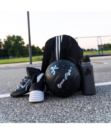 A Plus Collectibles Official Space Basketball - Full Size Indoor/Outdoor Game Ball with Space & Stars Design - Adult & Kids Size 7 (29.5) - Black - Buy Online on GoSupps.com