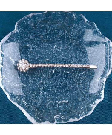 Wendalern Hair Barrettes for Women Bling Crystal Duckbill Clip Non-Slip Hair Clip for Thick Thin Hair Sparkly Gemstone Wedding Bridal Hair Hairpin Accessories for Styling Sectioning White - Buy Online on GoSupps.com