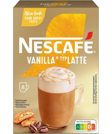 Instant Coffee Packets | Gold Vanilla Latte 8 pieces | Gold Vanilla Latte 8 Stuks | Total Weight 148 grams - Buy Online on GoSupps.com