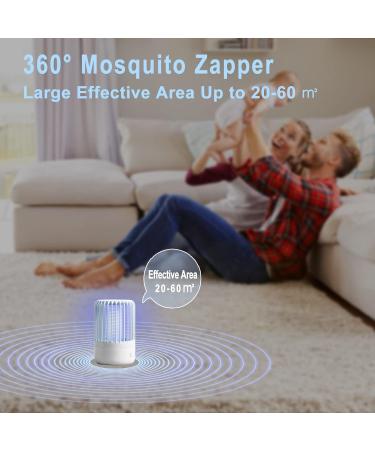 Mosquito Zapper Lamp Bug Zapper Mosquito Repellent Electric Light 360 Powerful USB Fly Zapper Control Traps for Indoor and Outdoor - Buy Online on GoSupps.com