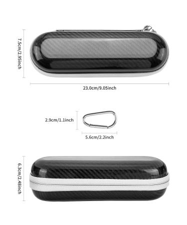 Yinke Electric Toothbrush Travel Case - Compatible with Philips Sonicare & Braun Oral-B Pro - Protective Hard Cover & Accessories Storage Bag (Black - Buy Online on GoSupps.com