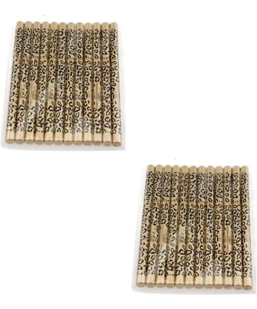 TOVINANNA 2pcs Set 12pcs Eyeliner Pencil with Brush Eyebrow Pen Brow Pencil Water Proof Iron Tube - Buy Online on GoSupps.com