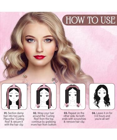 Heatless Curlers Headband for Overnight Waves - No Heat Hair Curler Set - Buy Online on GoSupps.com