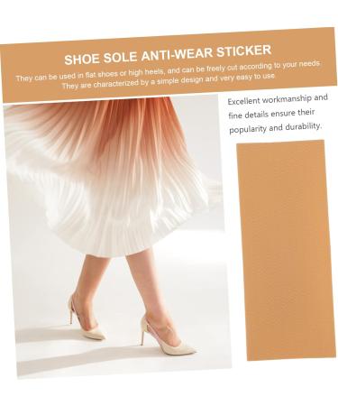 FOMIYES Anti-Wear Stickers for Shoe Soles - 2 Pairs Non-Slip Insole Clips & Heel Pads for Adults - Durable PVC Sole Pads - Buy Online on GoSupps.com