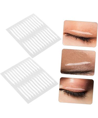 POPETPOP 90 Sheets Double Sided Double Eyelid Sticker Invisible Double Eyelid Sticker Female Makeup Stickers Feet Measuring Device Girl Stickers Woman Beauty Products Tape White Make up - Buy Online on GoSupps.com